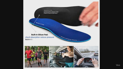 SprinSole Omni Custom Insoles | pain-relief orthotics with EXTRA arch-support